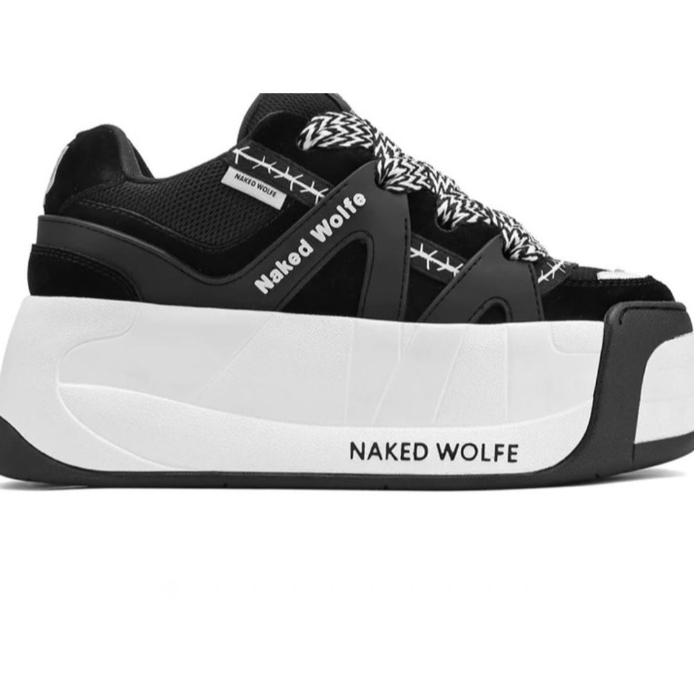 Slider Black skate shoe by Naked Wolfe